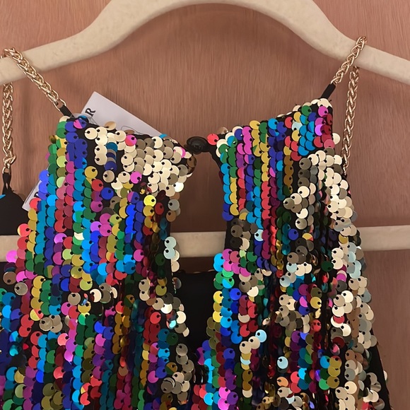 She&Sky Sequin top size small - Picture 4 of 10